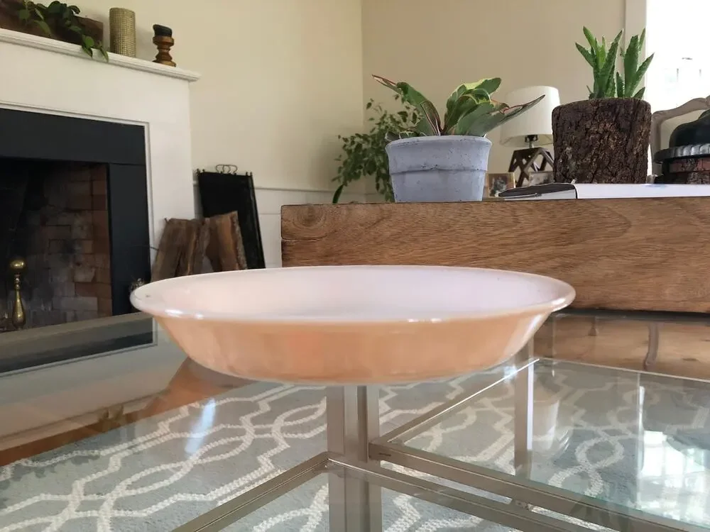 FIRE KING Peach/Copper Lusterware 9
